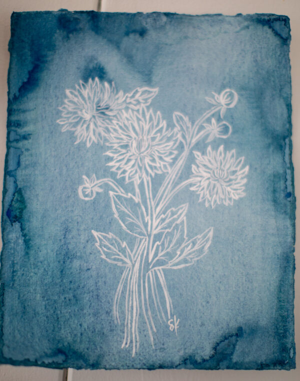 Blooms in Blue - Dahlia I