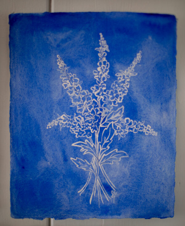 Blooms in Blue - Delphinium
